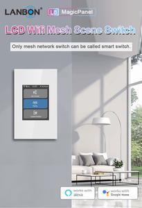 Lanbon WiFi Mesh Smart Scene Switch Una vez el botón Control de voz Alexa Google Home Siri Timer y <span class=keywords><strong>App</strong></span> Control 100-250V - Product Image 2