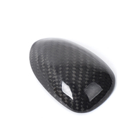 Pour 2014-2017 Cadillac ATSL/2013-2018 XTS véritable Fiber de carbone accessoires intérieurs de voiture contrôle Central tête de vitesse couverture décorative