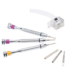 Kit de réparation de lunettes sans monture Aist Optics 3T-B01D, 15 pièces, pinces, tournevis de précision, outils à main pour lunettes Silhouette - Product Image 6