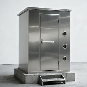 Toilettes et douches publiques intelligentes en métal préfabriquées pour grands camping-cars et parcs <span class=keywords><strong>de</strong></span> camping - Product Image 4