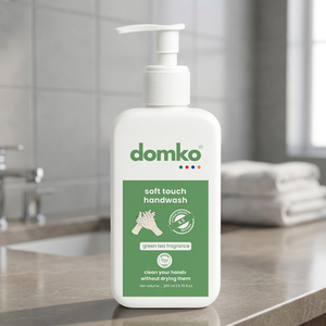 Jabón de Manos Humectante Mineral Domko de 200 ml con Té Verde, pH 5.5, Fórmula Suave, Sin Parabenos, Anti-Sequedad, Anti-Bacteriano, Tacto Suave - Product Image 2