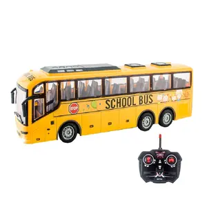 4 Channel Kids Toys Sale Children Radio Control Toys School Bus Toy RC