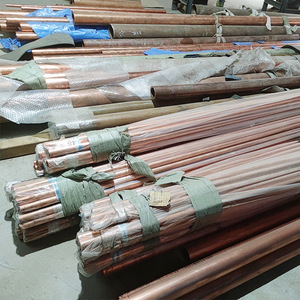 Tubes ronds droits de cuivre de tube de cuivre de Cu-Dhp d'ASTM B68 C12000 pour des systèmes de la CAHT - Product Image 2