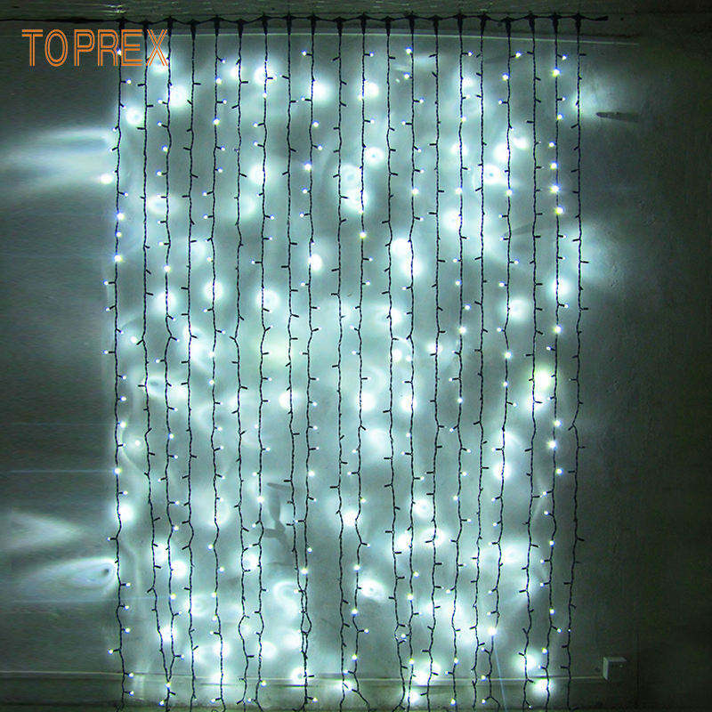 China Plastic Christmas Lights Led Outdoor Waterproof 600 LEDs 2m*3m IP65 Multi-color Dimmable CE Certified String · image 2