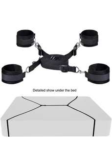 Плюшевая пара, удерживающие кровать, связывание под матрасом, удерживающие кровать, игрушки для взрослых, пара, игрушки для БДСМ - Product Image 2