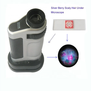 20-<span class=keywords><strong>40X</strong></span> ミニポケット顕微鏡 子供用 LED UVライトランプとスライドベース拡大鏡付き - Product Image 2