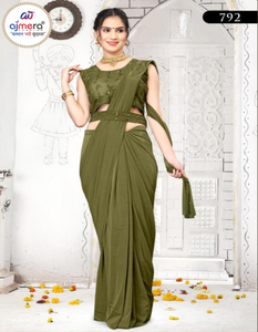 ผ้าไหมซารีสำเร็จรูปพรีเมียมสไตล์ชาติพันธุ์ คอลเลคชั่นดีไซเนอร์สุดหรู ขายส่งสำหรับการสั่งซื้อจำนวนมากในราคาที่ดีที่สุด - Product Image 3