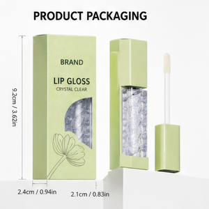 New Natural Long Lasting <b>Lip</b> Gloss with Internal Thread Custom Tubes and Box Private Label for Natural Look - Product Image 2