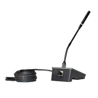 Microphone de conférence à col de cygne TTA380 avec écran, logo personnalisé, câble de 8 m pour réunions et enseignement