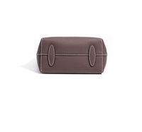 Sac fourre-tout Zenos en cuir véritable, élégant, polyvalent, résistant à l'eau, avec surpiqûres apparentes, pour porter à l'épaule, en bandoulière ou pour les trajets quotidiens