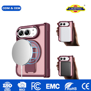 เคสโทรศัพท์ Laudtec Armor สำหรับ iPhone Duo 18 Pro Max วัสดุ TPU+PC แบบไฮบริด ป้องกันแรงกระแทก พร้อมขาตั้งแม่เหล็ก - Product Image 5