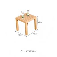 Conjunto de mesas auxiliares modernas de acero resistente a la intemperie para exteriores, para jardín de hotel, piscina, villa, patio, mesa de comedor.