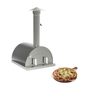 فرن بيتزا بيليه خشب احترافي فرن بيتزا خشبي خارجي مع وظيفة حرق الحطب - Product Image 3