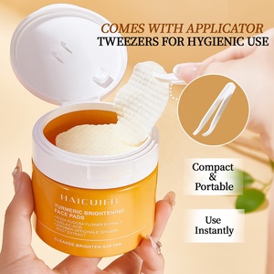 Discos de Algodón Tónicos Faciales Hidratantes, Antiarrugas, Iluminadores con Cúrcuma para el Cuidado de la Piel, en Formato de Mascarilla, para Todo Tipo de Piel - Product Image 3
