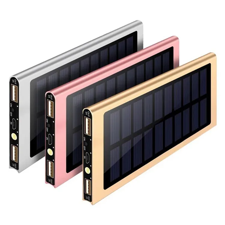 Hot Selling Support tragbare Aufladung benutzer definierte Logo Solar Magnet wasserdicht 100000mah 20000mah Power Bank