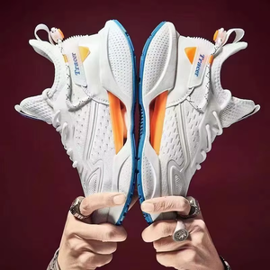 Zapatos Deportivos Casuales para <span class=keywords><strong>Hombre</strong></span>, Económicos, <span class=keywords><strong>de</strong></span> Cuero Genuino, con Cordones, Antideslizantes, Transpirables, con Malla - Product Image 3