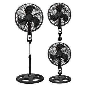 Thông gió De Mesa/De Pie 2 En 1 Turbo đen Con 5/6 <span class=keywords><strong>aspas</strong></span>, 18 "đứng Fan 110 V - Product Image 3