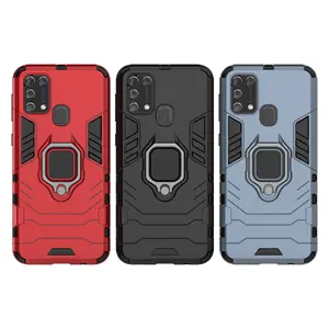 SAIBORO Shockproof पीसी हार्ड मोबाइल फोन के मामले में सैमसंग गैलेक्सी के लिए j8 m31 m30s kickstand मामले वापस कवर के लिए सैमसंग s20