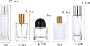 Custom Supplier Perfume <b>Bottle</b> 100ml 50ml 30ml Unique Perfume Design Sprayer Perfume <b>Bottle</b> Glass <b>Bottle</b> With <b>Box</b> - Product Image 2