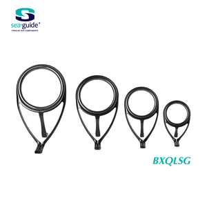 Guida Seaguide XQG doppio piede telaio in acciaio inox guida di <span class=keywords><strong>pesca</strong></span> anello di zirconio nero <span class=keywords><strong>per</strong></span> Spinning e fusione canna <span class=keywords><strong>da</strong></span> <span class=keywords><strong>pesca</strong></span> 1 pz - Product Image 3