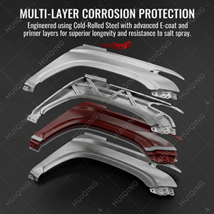 Pièces automobiles en métal OEM, garde-boue gauche compatible avec Toyota Tundra <span class=keywords><strong>2022</strong></span> 2023 2024 2025 2026 OE 53812-0C080 53811-0C100 - Product Image 5