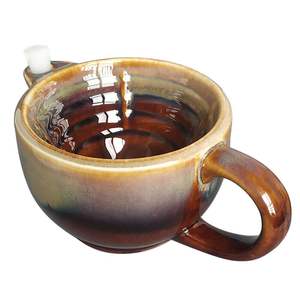 Dscosmetic-tazón <span class=keywords><strong>de</strong></span> cerámica hecho a mano, taza <span class=keywords><strong>de</strong></span> afeitar <span class=keywords><strong>de</strong></span> tamaño grande, agua caliente, mantener la espuma siempre caliente - Product Image 3