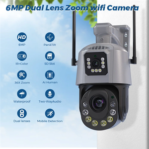 8MP 50x Zoom 4G LTE CCTV <span class=keywords><strong>Cam</strong></span>éra Sans Fil Extérieure PTZ Réseau <span class=keywords><strong>Cam</strong></span>éra <span class=keywords><strong>de</strong></span> Sécurité Avec Vision Nocturne Pleine Couleur Audio Bidirectionnel - Product Image 2