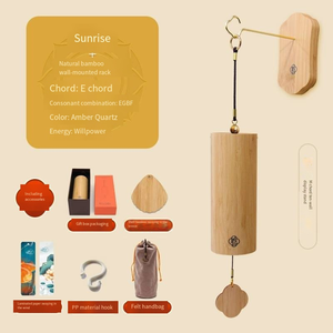 Carillon à vent méditationnel haut de gamme E Sunrise Bell Hanger, musique apaisante et thérapeutique pour l'espace de yoga - Product Image 2