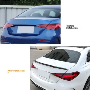 Baboos 2022 + accessoires de modification d'assemblage supérieur d'aile arrière nouveau pare-chocs de Type de mise à niveau pour pare-chocs de voiture de classe C <span class=keywords><strong>W206</strong></span> C200 C260 C300 - Product Image 5