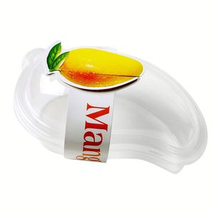 Caja de Embalaje para Pasteles, Caja para Pastel de Mousse con Forma de Mango, Caja Transparente de Plástico PET para Alimentos, Caja Desechable Pequeña y Transparente para Pasteles - Product Image 3