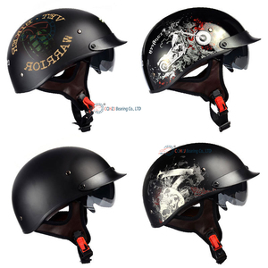 Cqhzj Người Đàn Ông Của Xe Máy Mũ Bảo Hiểm Cho Xe Đạp Điện Và Xe Máy Mùa Hè Trọng Lượng Nhẹ Mũ Bảo Hiểm Với Gương - Product Image 2