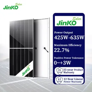 Jinko Tiger neo n-type mono 400W 480W 540W 545W 550 W 550 Watt 555 Watt 580W 600W 630W 670W 750W Precio del panel solar bifacial jinco
