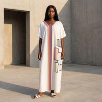 Vêtements formels amples et respirants en polyester écologique, style africain, pour femmes musulmanes