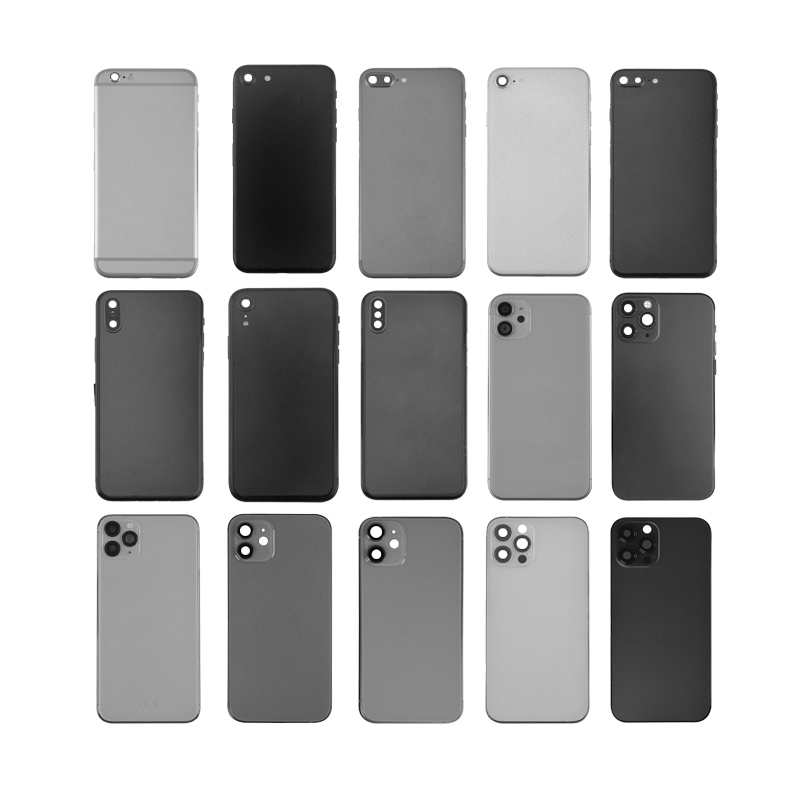 Сменная задняя крышка Корпус в сборе для iPhone 5s 6, 6S, 7, 8 plus X XR XS Max 11 Pro Max 12 мини 12 Pro 13 Крышка для отсека аккумулятора