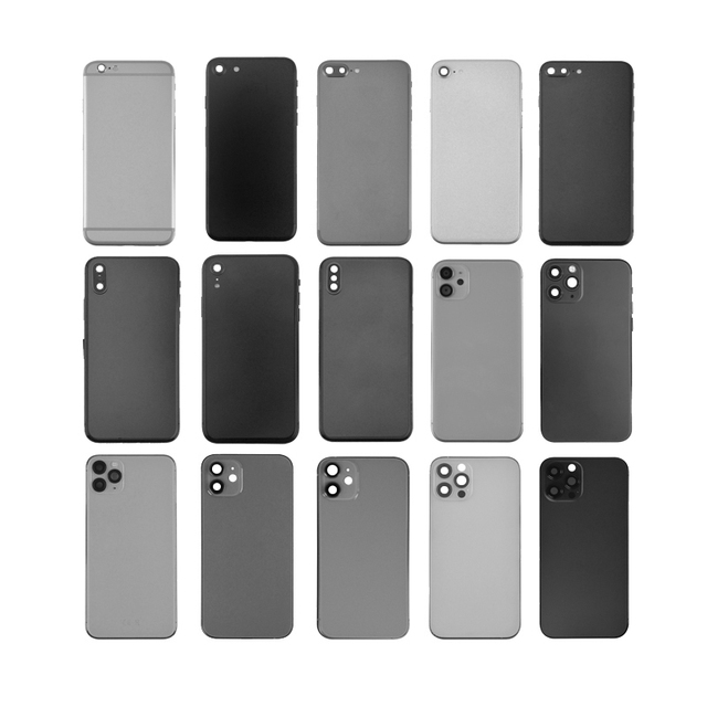 Replacement Rear Housing Assembly for iPhone 5s 6 6S 7 8 Plus X XR XS Max 11 Pro Max 12 Mini 12 Pro 13 Battery Back Cover