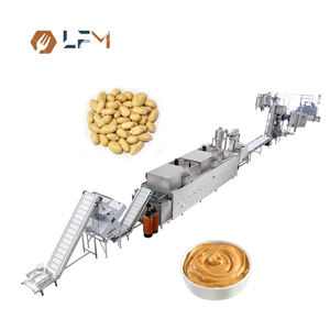Wholesale Full Set Electric <b>Small</b> <b>Scale</b> Nuts Groundnut Maker Best Industrial Peanut Butter Machine In China - Product Image 6