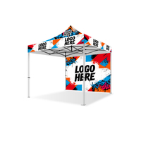 Individuell Bedrucktes 4x4m Dach Aluminium-Rahmen Pop-up Display Werbe-Faltzelt für Outdoor-Partys & Hochzeiten