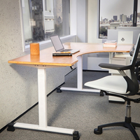 Bureau en bambou TOP assis et debout électrique bureau réglable en hauteur bureau en bambou dessus de table en bambou bureau en bambou