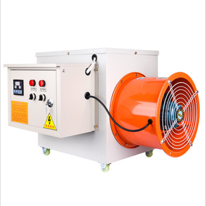 Industrial Electric Fan Heater Adjustable <b>Thermostat</b> Digital <b>Control</b> Portable Fast Heating Commercial Use Metal Body - Product Image 2