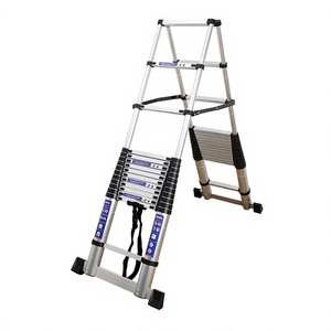 บันไดเหล็กคาร์บอนพับได้ SOYOUNG Industrial Combination 510CM แบบ 7 ขั้น รับน้ำหนักได้ 375 ปอนด์ ความสูงพับเก็บได้ 8 ฟุต ความสูงเมื่อขยาย 75 นิ้ว - Product Image 4