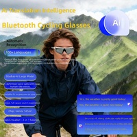 Lunettes connectées de sport HY1017 : Musique, Traduction IA, Enregistrement de réunions pour le cyclisme, la course à pied et les activités de plein air