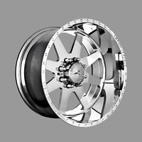 Jantes forgées sur mesure polies à profil profond 22x12 24x14 26x14 8x170 8x180 8x165.1 8x6.5 pour camions Ram GMC Super Duty