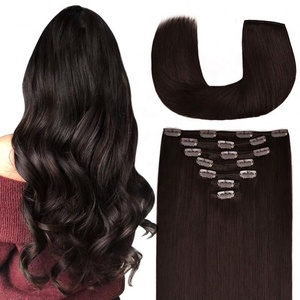 Extensiones de Cabello Humano Remy Ruso Virgen de Nuevo Diseño de Moda para Mechas Naturales, Clip-Ins, Trama Doble a Máquina, Cabello Suelto - Product Image 1