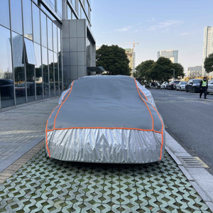 Housse de voiture pliable anti-<span class=keywords><strong>grêle</strong></span>, imperméable, <span class=keywords><strong>pare</strong></span>-<span class=keywords><strong>brise</strong></span>, housse de SUV, housse de voiture anti-<span class=keywords><strong>grêle</strong></span> - Product Image 4