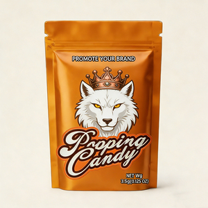 Custom Printed Recyclable Resealable PE Zipper Top Herb & Salad Package <b>Bags</b> 3.5g-1lb - Product Image 2