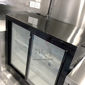 Camion de crème glacée vintage de bonne qualité, remorque alimentaire en acier inoxydable remorquable, restauration mobile commerciale, marque ACB - Product Image 6