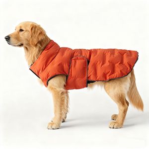 Abrigo <span class=keywords><strong>de</strong></span> Invierno Cálido y Elegante para Perro, Chaqueta Acolchada <span class=keywords><strong>de</strong></span> Algodón con Cierre <span class=keywords><strong>de</strong></span> Correa Mágica Ajustable, para Golden Retriever, Labrador, Talla Mediana - Product Image 6
