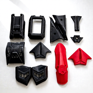 Kit de 12 protections en plastique étanches Yozma 10 pour moto de rue - Panneaux latéraux de batterie, contrôleur, garde-boue arrière/avant - Product Image 1