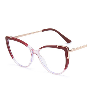 نظارات شمسية للنساء, نظارات شمسية TR90 عالية الوضوح ، أوروبية وأمريكة ، إطار معدني ، ريترو ، عين القطة ، مطبوعة برسومات الفهد - Product Image 4