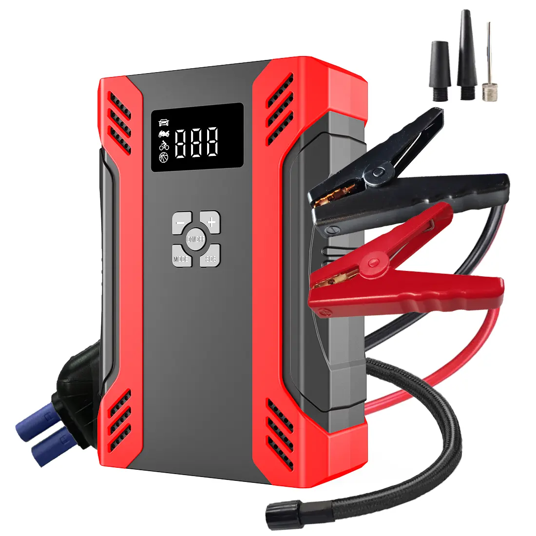 37000mWh Portable Jump Starter with 150psi Air Compressor Jump Box Air Pump 12V Car Jump Starter with Tire Inflator